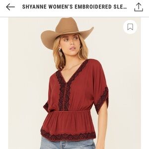Shyanne Embroidered Peplum Top